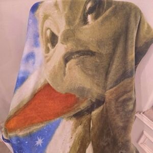 Baby Yoda Fleece Throw Blanket